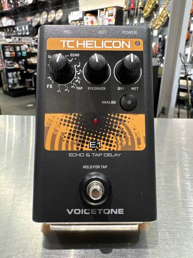 ■TC HELICON VoiceTone E1 Echo&Tap Delay VOICETONE E1.JPG