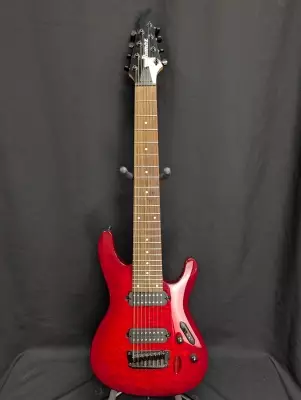 Ibanez - S 8 String - Trans Red Burst