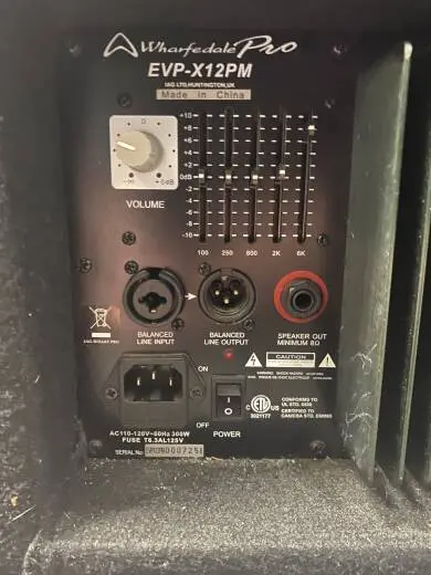 WHARFEDALE EVP-X12PM 2