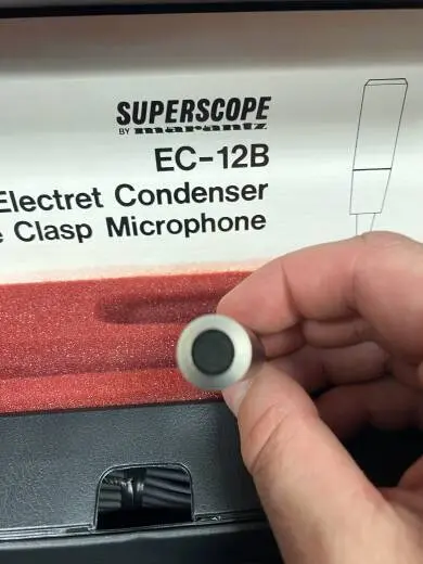 SUPERSCOPE EC-12B ELECTRET MIC 2
