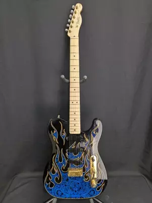 Store Special Product - Fender - James Burton Tele - Blue Paisley Flames