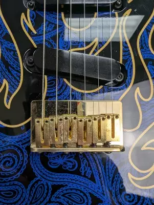 Store Special Product - Fender - James Burton Tele - Blue Paisley Flames