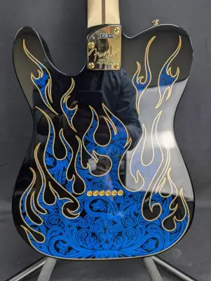 Fender - James Burton Tele - Blue Paisley Flames 6