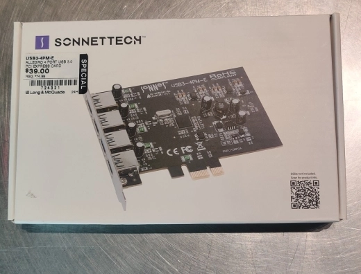 Sonnet - USB3 PCIe card