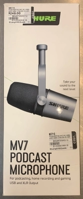 Shure - MV7-S USB & XLR Broadcast Mic 3