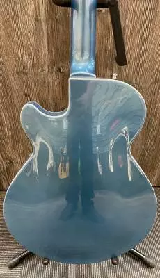 Godin Guitars - Montreal Premiere LTD Semi-Hollow Electric Guitar with Gigbag - Imperial Blue 2
