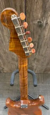 Fender Custom Shop - Artisan Dual P90 Koa Stratocaster NOS, Rosewood Fingerboard - Aged Natural 2