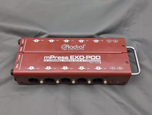 Radial - R800 8010 MPRESS PRESS-BOX, 2 MIC INPUT/LIMITER/8 OUT