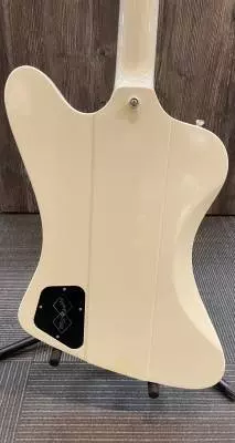 Epiphone - 1963 Firebird V with Maestro Vibrola Reissue Electric Guitar with Hardshell Case - Polaris White 2