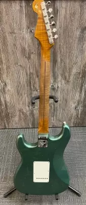 Fender Custom Shop - 1958 Strat Journeyman Relic with Closet Classic Hardware, Maple Fingerboard - Aged Sherwood Green Metallic 4