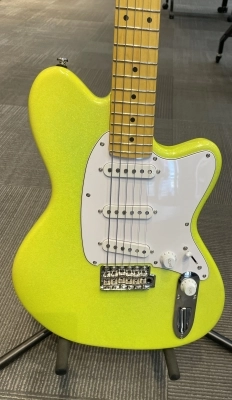 Ibanez - Yvette Young Signature Electric Guitar - Slime Green Sparkle 3