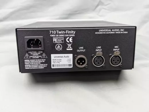 Universal Audio - 710 TWIN-FINITY 1 CHANNEL MIC PRE 2