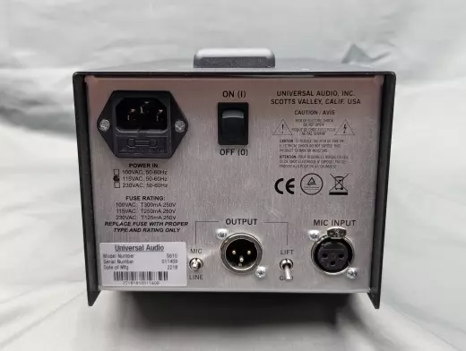 Universal Audio - UA SOLO/610 1-CH MIC PREAMP 2