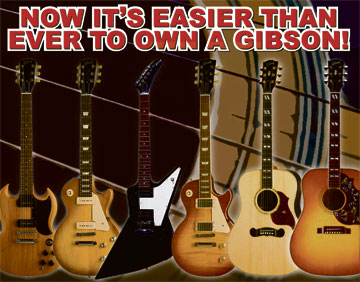 April is Gibson Guitar Month - All Locations