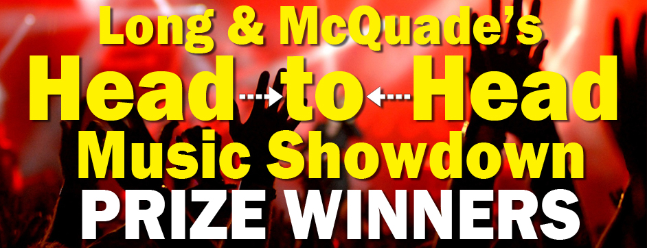 Congrats to all our Head-to-Head Music Showdown Prize Winners!