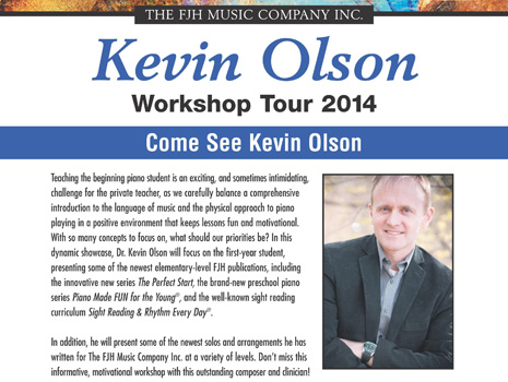 Attention Piano Teachers! Free Workshop with Kevin Olson - North Vancouver, BC