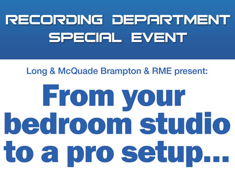 FREE Event with RME Product Specialist Arwid Vasilev - North York, ON