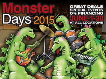Monster Days are Back at All Locations!