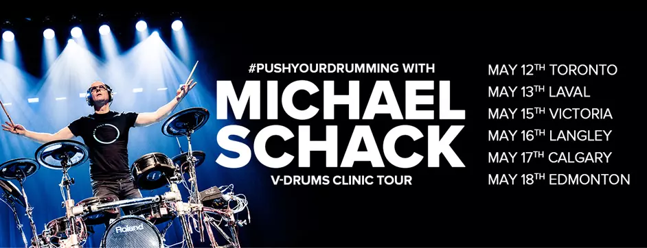 Push Your Drumming V-Drums Tour with Michael Schack - Various Locations