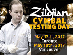 Zildjian Cymbal Testing Day - Various Locations