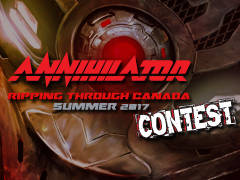 IN-STORE CONTEST: Annihilator's Ripping Through Canada Tour