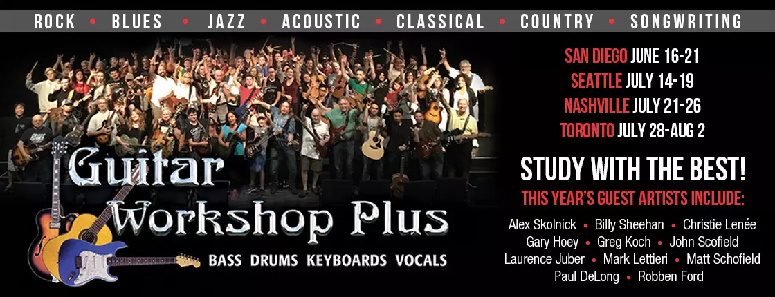 Save and Win with Guitar Workshop Plus!