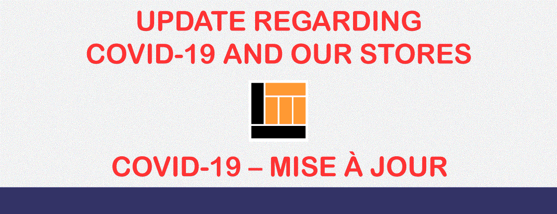 Update Regarding COVID-19 and Our Stores and Lesson Centres