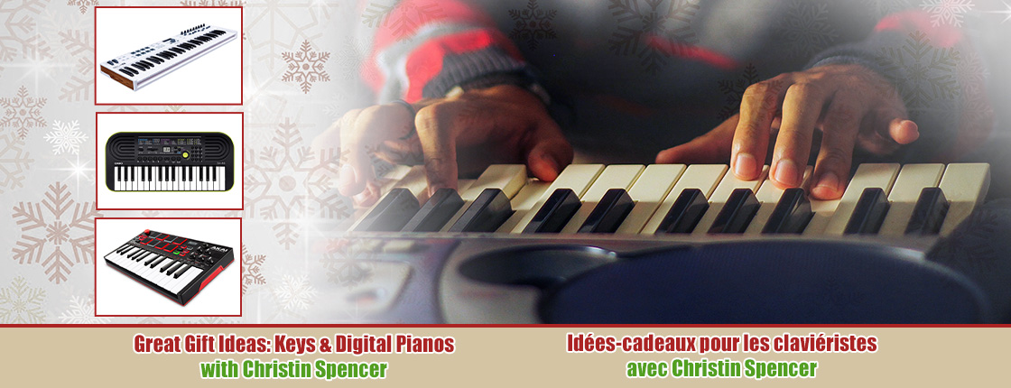 Facebook Livestream: Great Gift Ideas - Keys & Digital Pianos with Christin Spencer
