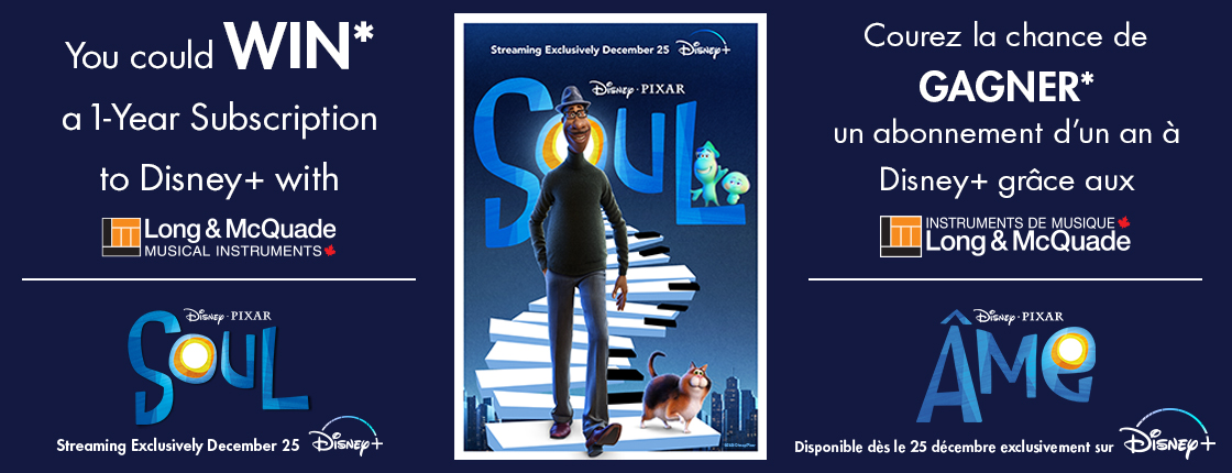 Disney and Pixars Soul Contest: You Could Win* with Long & McQuade! - All Locations