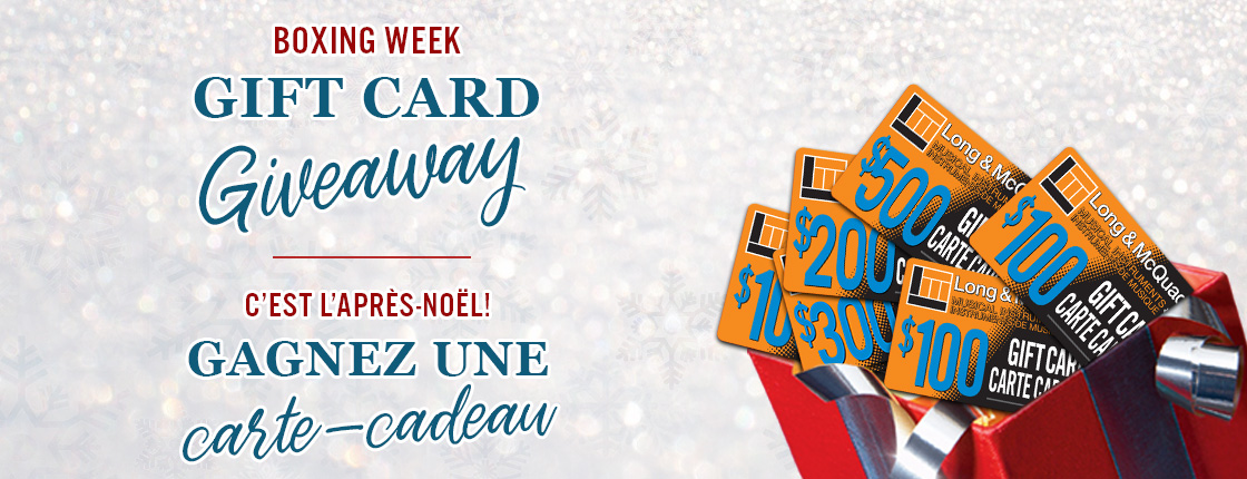 Boxing Week Gift Card Giveaway