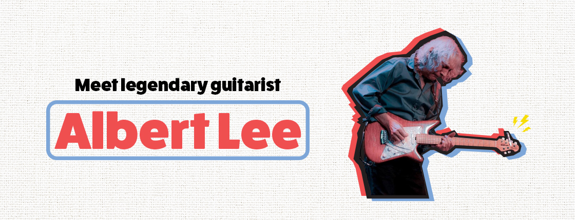 Meet legendary guitarist Albert Lee!