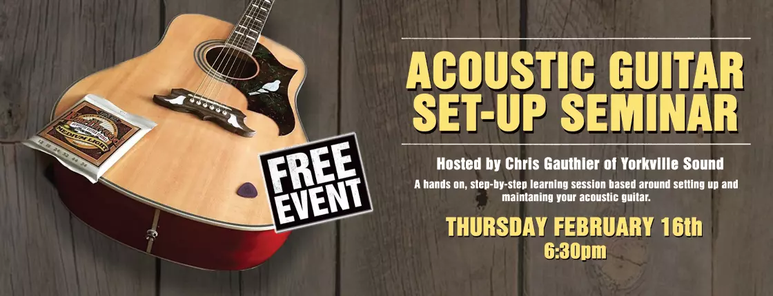 Acoustic Guitar Set-Up Seminar