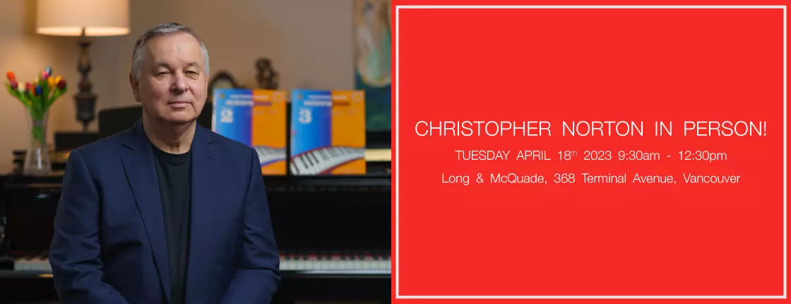 Join us for a FREE piano workshop with Christopher Norton!