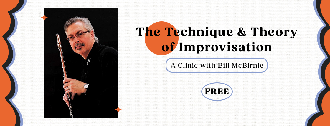 FREE Improvisation Clinic with Extreme Flutist Bill McBirnie! - Edmonton, Vancouver, Toronto