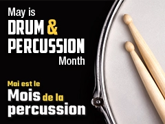 May is Drum & Percussion Month at Long & McQuade!