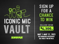 ICONIC MIC VAULT CONTEST - SHURE