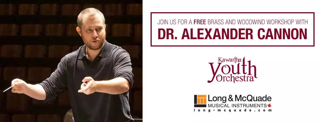 Join us for a Brass and Woodwind Workshop with Dr. Alexander Cannon! - Peterborough
