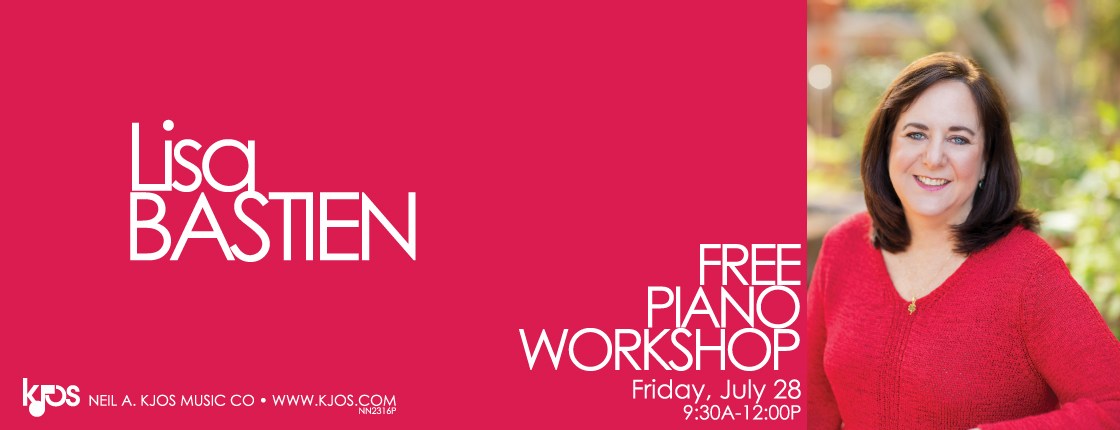 Join us for a Free Piano Workshop with Lisa Bastien! - Various Ontario Locations