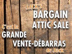 Jack's Bargain Attic Sale is BACK! - All Locations