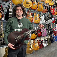 Mathieu T from Laval, QC who won Gibson Months Battle of the Axes social media contest