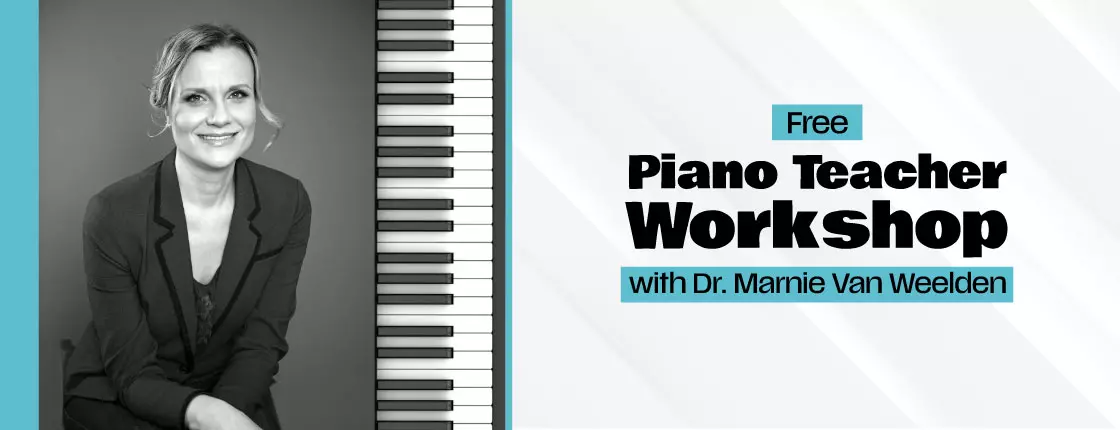 Free Workshop for Piano Teachers with Marnie Van Weelden - Burlington