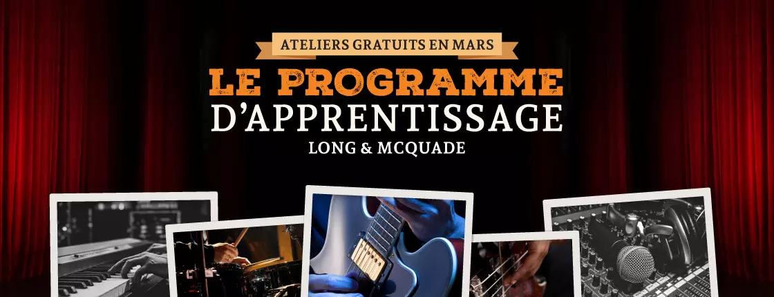 Programme d�apprentissage Long & McQuade - Longueuil, QC
