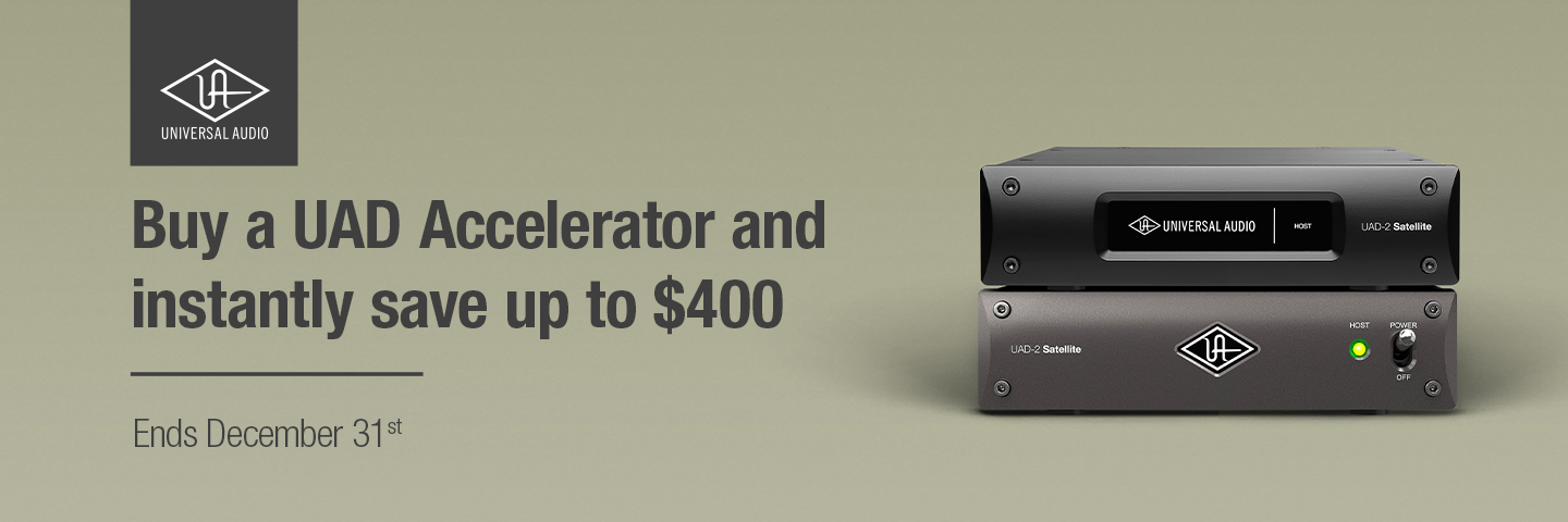 Buy a UAD Accelerator and instantly save up to $400
