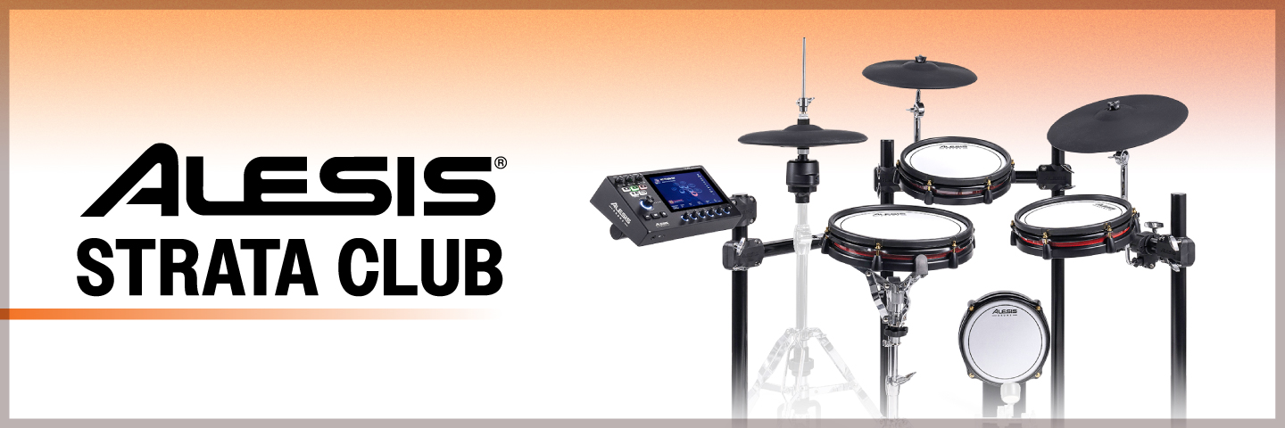 New From Alesis! Strata Club 7-Piece Electronic Drum Kit