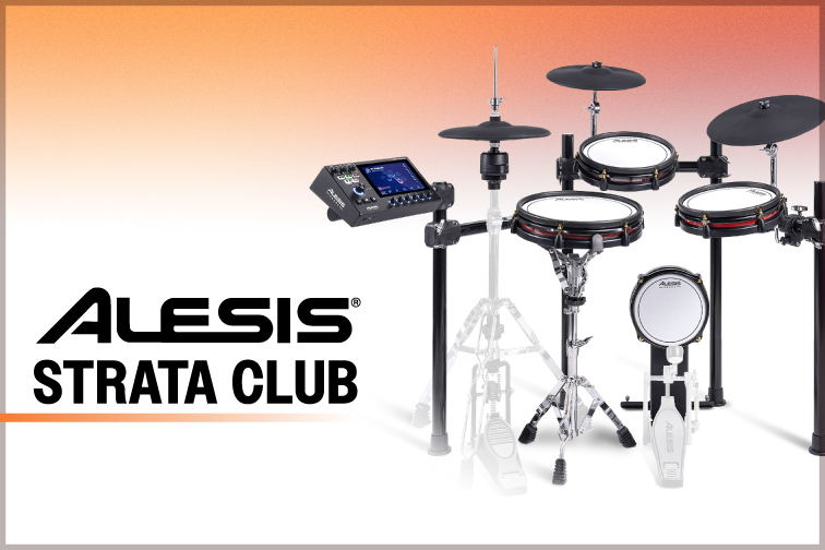 New From Alesis! Strata Club 7-Piece Electronic Drum Kit