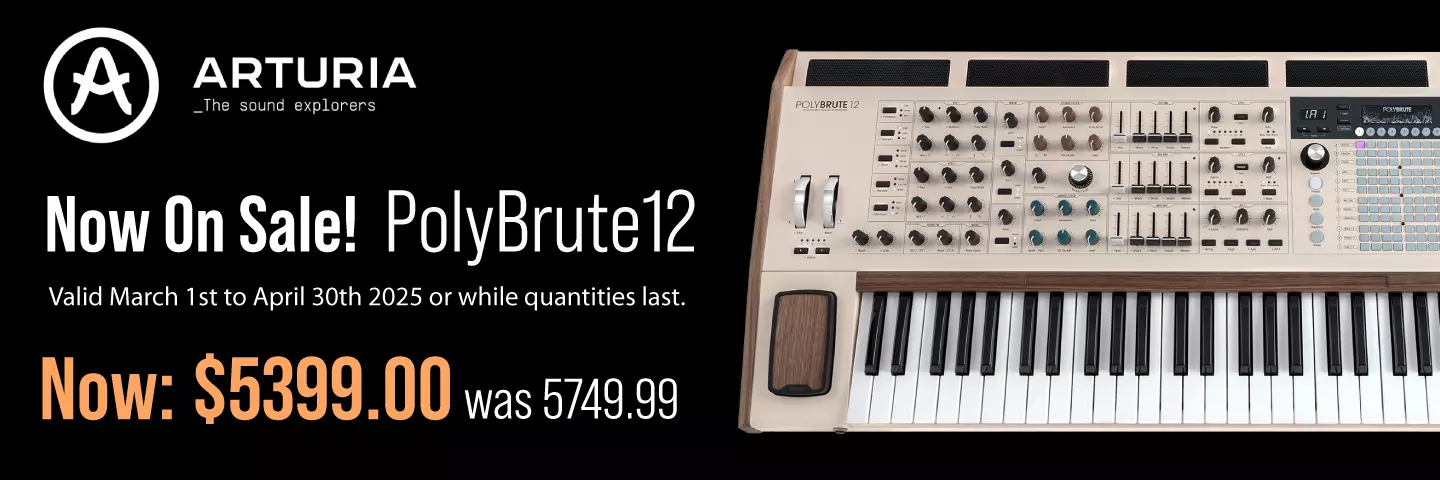 Now on Sale! Arturia PolyBrute 12