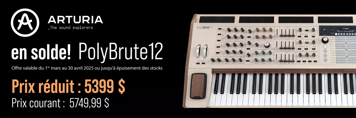 En solde : PolyBrute 12 dArturia!