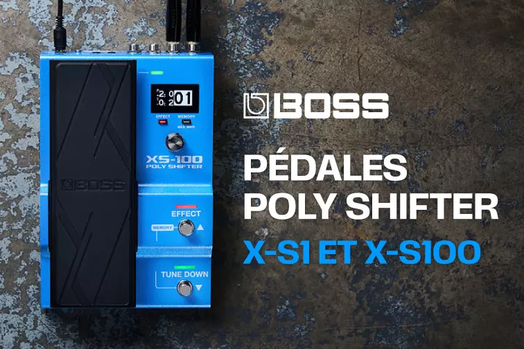 Dcouvrez les nouveaux modles Poly Shifter XS-1 et XS-100 de Boss