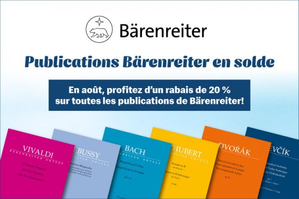 En ao�t, profitez d�un rabais de 20 % sur toutes les publications de B�renreiter!