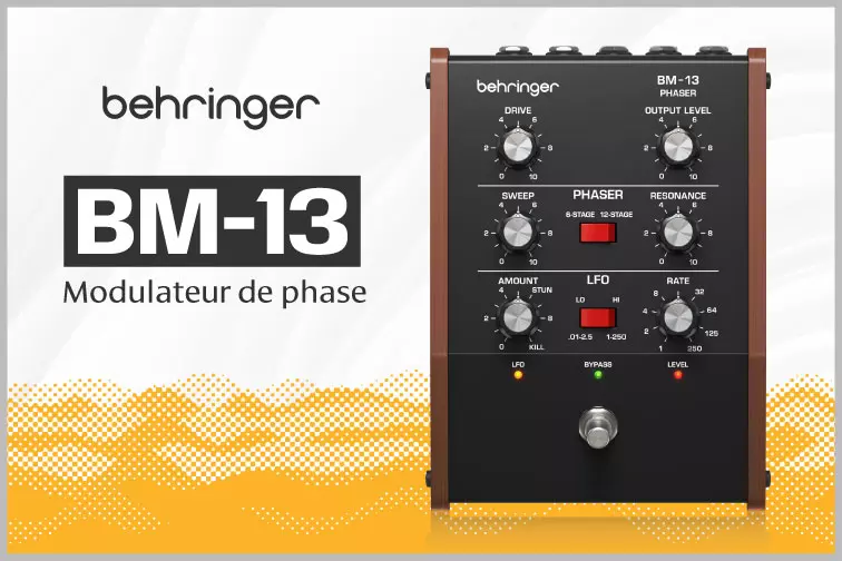 Voici le dphaseur Behringer BM-13